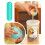 Reusable yogurt parfait cups with lids and spoons 6-pack 6