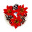 Needle Candlestick Wreath 5.9in Artificial Leaves Holiday 2