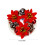 Needle Candlestick Wreath 5.9in Artificial Leaves Holiday 3