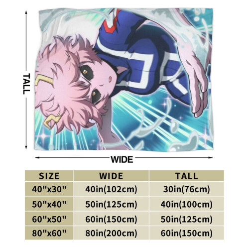 Manta de lã polar de My Hero Academia 60x50 polegadas 2