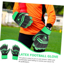 One Professional Goalie Glove Green Size Sturdy Comfortable and Easy to Handle