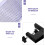 Universal Table Tennis Net Post Set Elastic Mesh for Easy Installation 3