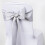Polyester Chair Sashes Silver 6" x 108" Pack of 5 1