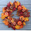 Herfstkrans voor de voordeur, 45 cm, kunstmatig 1