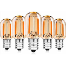 Ampoule LED Ă filament E14 1 W, blanc chaud 2200 K, culot T22, lot de 5