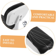 Bicycle Backrest Seat with Cushion Rear Mounted Child Bike Seat Comfortable and Practical for Adults and Boys and Girls