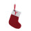 Red Knit Monogram Christmas Stocking 18cm 1
