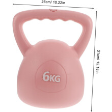 Self-fill Kettlebells 6kg Soft Kettlebells Set Kettlebell Weights for Kettlebells Anti-Slip Grip
