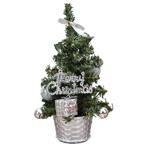 Mini Artificial Christmas Tree Desktop Decoration Set 1
