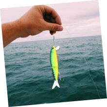 Simulaatiokalastusuistimien minikalasyöttisarja, 8 kpl kelluvia vieheitä bassotaimenen Walleye Minnow -syöteille