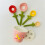 Keramik-Messlöffel-Set in Blumenform, 6-teilig 5