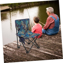 Outdoor Folding Chair Portable Folding Stool Multi-Functional Folding Chair Compact Beach Chairs Lawn