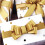 Gift Wrapping Paper Gold White Polka Dots 1 Roll 4