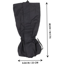 Elastic Snow Gaiters for Hiking Waterproof Leg Gaiter for Adults Breathable Material