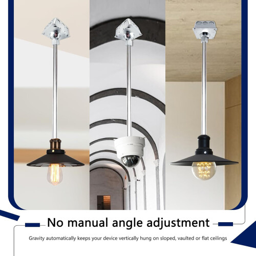 High Capacity 50lb Swivel Mounting Bracket For Lighting And 1