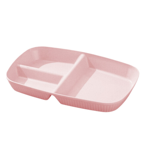 Bandeja de comida de melamina de 10 pulgadas con 3 compartimentos 1