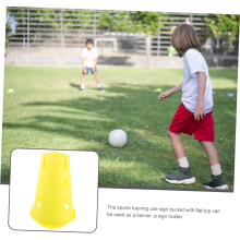 Flat Top Sign Bucket for Hurdle Training Soccer Cone Sturdy Construction Outdoor Training Marker Bucket Sports Tool