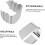1Set Hand Press Triangle Moon Cake Molds Baking Molds with Floral Patterns for Supplies and Baking Projects 3