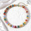 Trendy chokers ketting van harskralen, elastisch koord,-3 4
