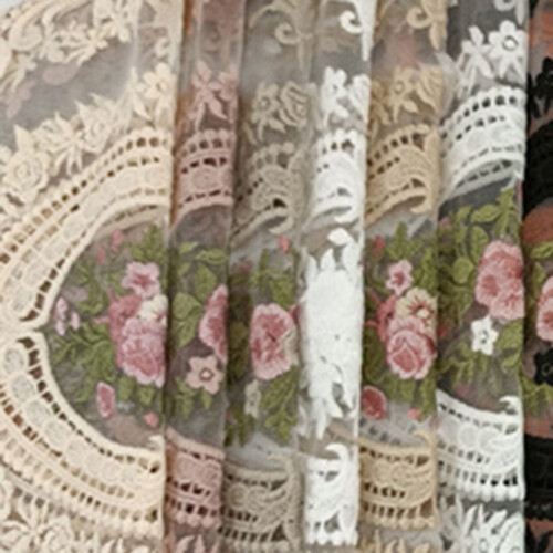 Embroidered Lace Placemat Coaster Set 2 pcs 2