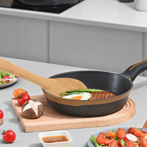 Heart-shaped wooden spoon bamboo serving stirring spoon 1