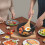 Heart-shaped wooden spoon bamboo serving stirring spoon 5
