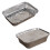 Aluminiumfolien-Dampfgarbehälter mit Deckel, 10 Stück 4