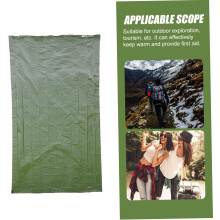 Survival Gear Set includes Emergency Sleeping Bag Rainproof Bivy Bag for Outdoor Travel