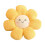 Soft Yellow Flower Throw Pillow 17.71 inch 3