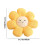 Soft Yellow Flower Throw Pillow 17.71 inch 2