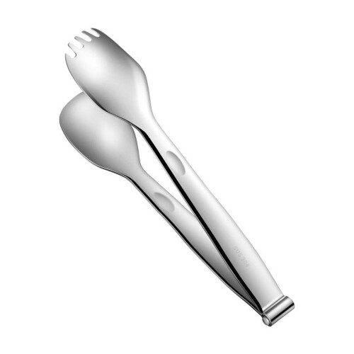 Pinça para bife Donemore em aço inoxidável com garfo, 30 cm (12 polegadas) 1