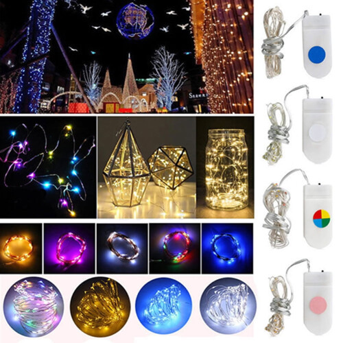 Welling fairy lights 6 ft 20 LED battery powered 1