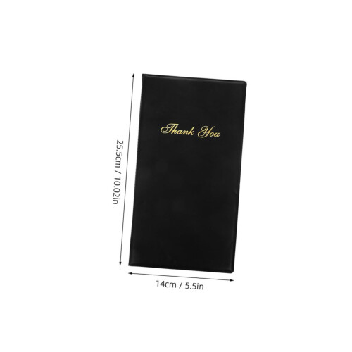 Modern Design 2pcs Check Holder for Restaurant Multipurpose Menu Card Waitress Waiter Accessory Checkbook 1
