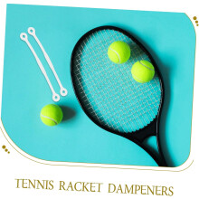 Tennis Racket Vibration Dampeners 4 Pcs Set Shock Absorbing for Rackets for Outdoor and Indoor Games