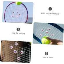 6pcs Tennis Racket Shock Absorber Tennis Vibration Dampener Tennis Racket Vibration Dampeners Tennis Dampener Tennis Shocks