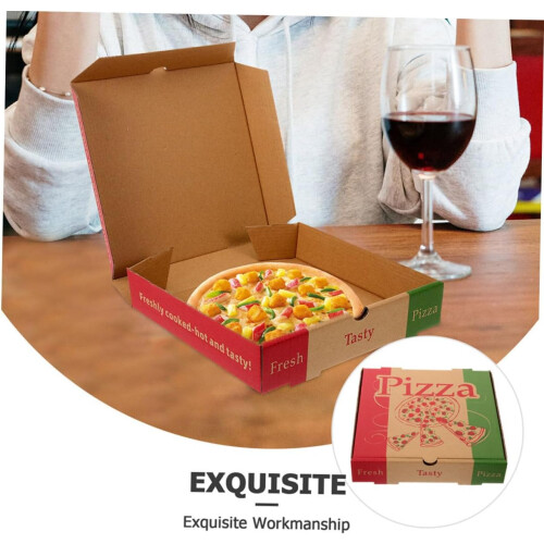 Paper Pizza Trays 10pcs Pizza Storage Containers for Pizza Boxes Savers 2
