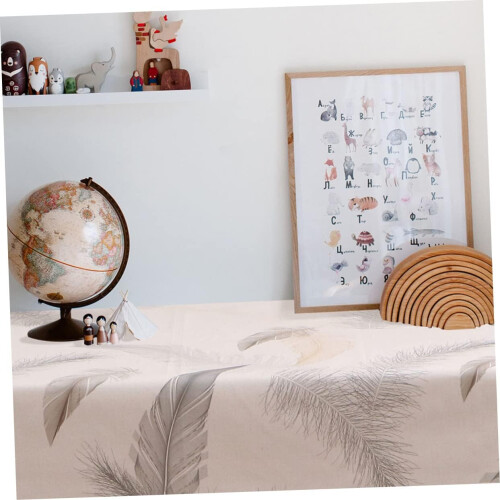 Printed PVC Tablecloth Decorative Dining Table Cover Exquisite Home Decor 80*120cm 1