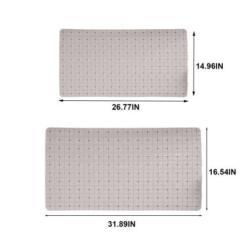 Antislip badmat, zachte douchemat met zuignappen 2