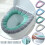 Keeplus Knitted Toilet Seat Cushion Thickened Washable 3