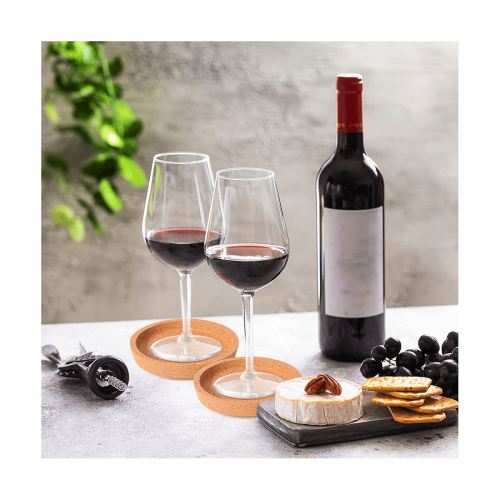 18 Pack 4 Inch Round Cork Coasters 2