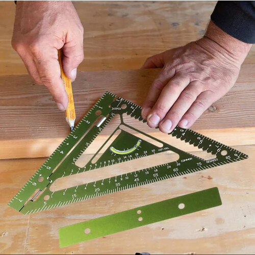 BHXYSGD Adjustable Rafter Square Aluminum1Ml 2