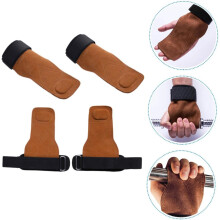 2 kpl Four Finger Anti-Slip Fitness Käsineet Grip painonnostossa Naisten Harjoitushanskat Kämmensuojat Liukumattomat kuntosalihanskat