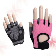 Weight Lifting Gloves Gloves Dumbbell Gloves Breathable Material Anti-slip Grip for Weight Lifting Black/white Large Grip Gloves Gym
