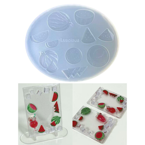 Stabile wassermelonenförmige Silikonform für selbstgemachte 1