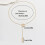 Classical Round Loop Necklace Adjustable Stainless Steel-Gold 4
