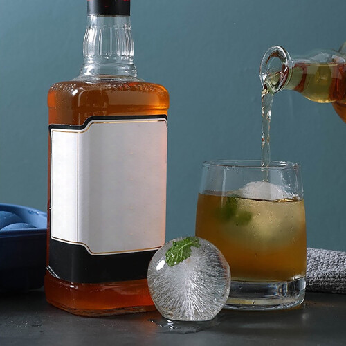Apmemiss Whisky-Eisballform, lebensmittelechtes Silikon, 2