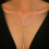 Collier réglable polyvalent ton argent avec lien circulaire,-Or 7