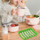 Silikone pølseform Grøn Non-stick 6 hulrum 4