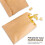 Χάρτινες σακούλες σάντουιτς Kraft Wax 8" x 6" (Συσκευασία των 200 τεμαχίων) 3