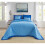 BrylaneHome Bedding BH Studio Αναστρέψιμο Δίχρωμο Υπερ-Μαλακό Καπιτονέ Κάλυμμα 2